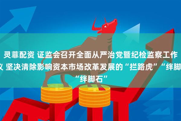 灵菲配资 证监会召开全面从严治党暨纪检监察工作会议 坚决清除影响资本市场改革发展的“拦路虎”“绊脚石”