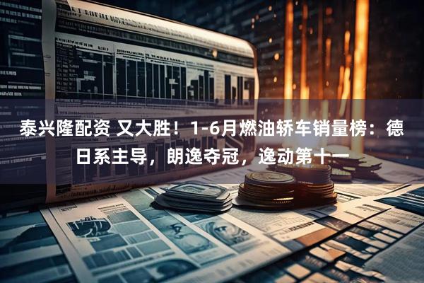 泰兴隆配资 又大胜!1-6月燃油轿车销量榜:德日系主导,朗逸夺冠,逸动第十一